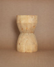 Load image into Gallery viewer, Turned hourglass stool in Pine
