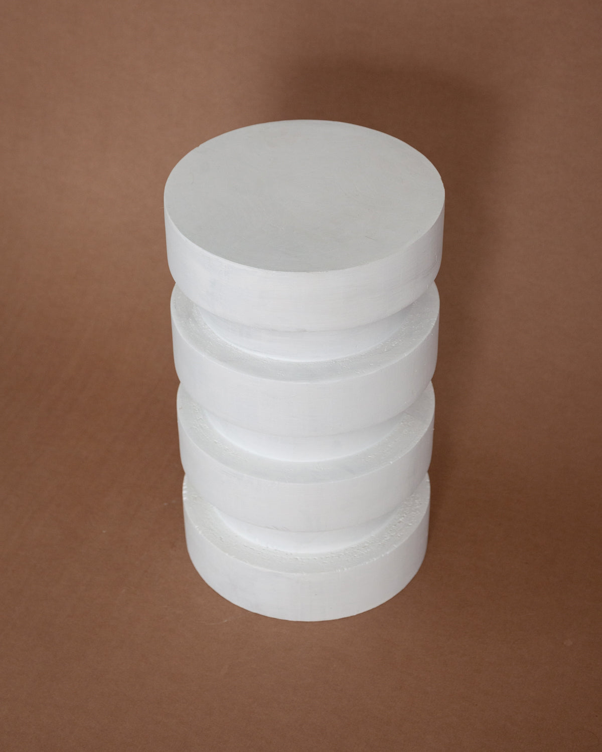 Turned Annulated Wooden Stool